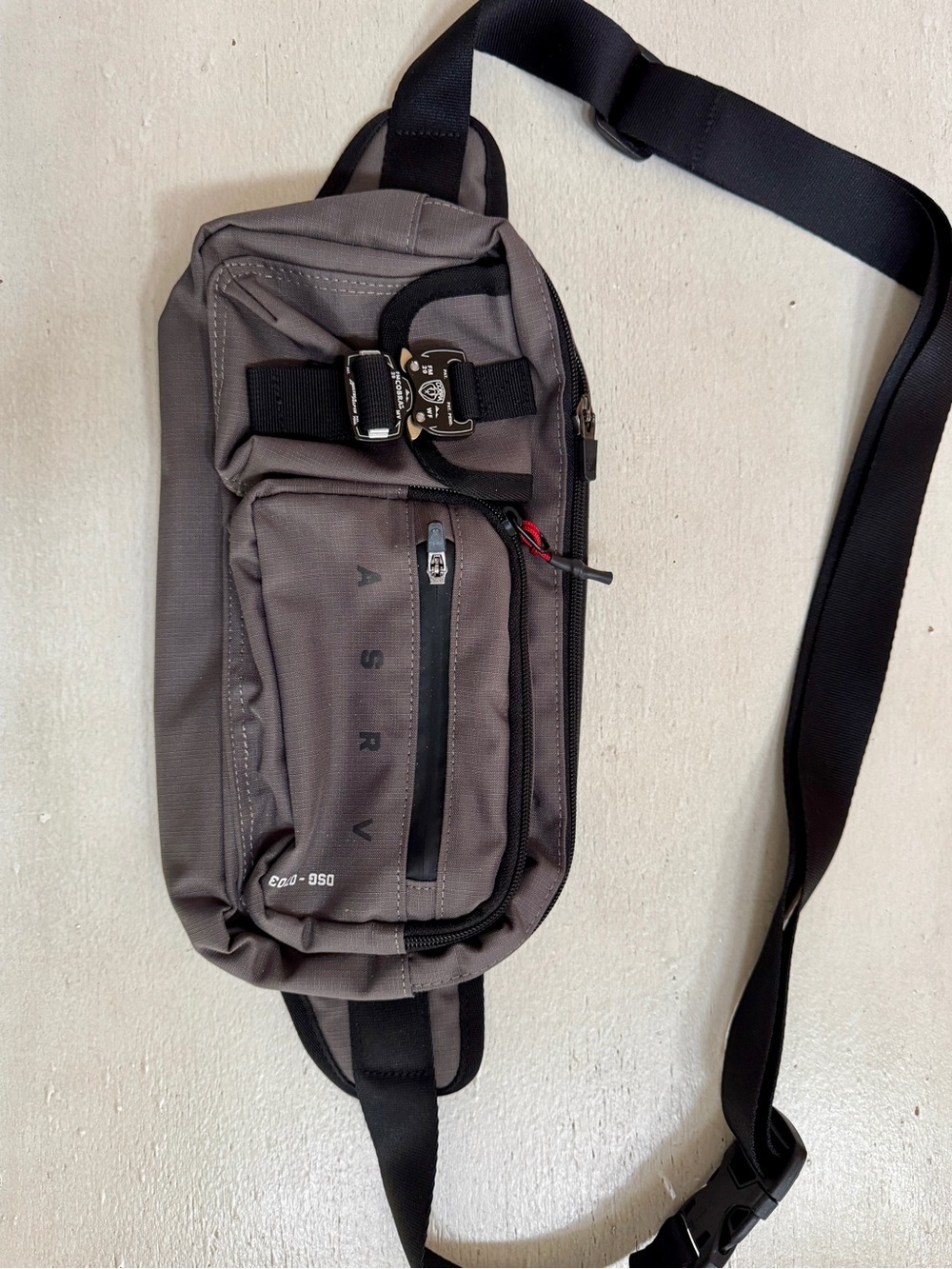 ASRV Cordura Tech Crossbody Pack - Deep Taupe
